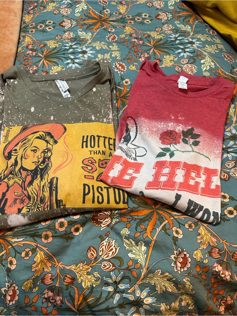 2 Graphic T-Shirts  western theme